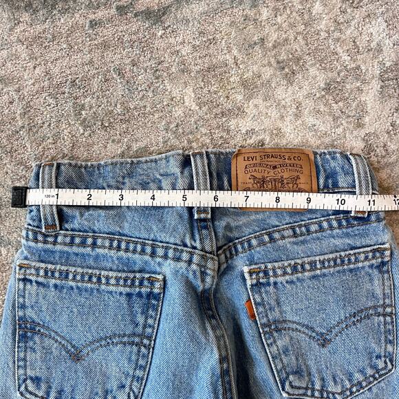 Vintage Levis' 562 Loose Fit Regular Orange Tab Jeans 10 - Picture 8 of 11